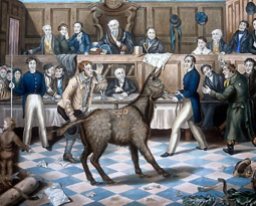 התביעה הראשונה בעולם בגין התעללות בבעלי חיים - בשנת 1822 בבריטניה התקיים המשפט הראשון בעולם שהרשיע אדם בגין התעללות בבעל חיים.