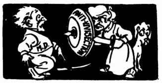 פסיכוזופיליה - קריקטורה משנת 1909 - הנשים המסוכנות מאיימות בחרב על הרופא המבוהל וחסר האונים. במאה ה-19, ניטש קרב על דעת הציבור בין התנועה נגד ניסויים בבע"ח (שהורכבה בעיקר מנשים) לבין המדענים שביצעו את הניסויים. בניסיון לבלום את אהדת הציבור לתנועה נגד ניסויים בבע"ח, המציאו המדענים מחלת נפש נשית בשם פסיכוזופיליה המייחסת טירוף דעת לנשים, וגם לגברים עם "מוח נשי", המביעים דאגה לבעלי חיים.